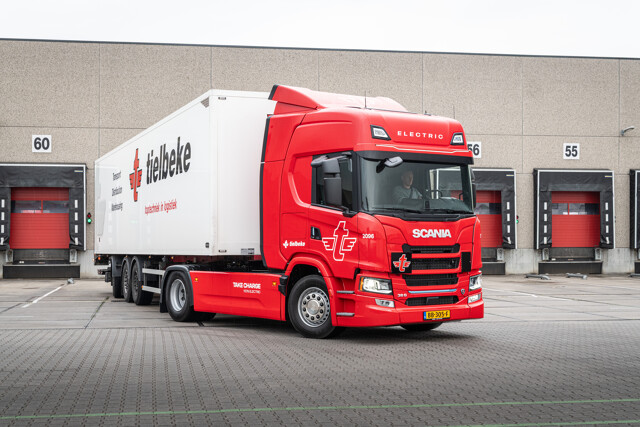 Tielbeke zet volgende stap richting duurzaam transport met 24 extra elektrische Scania’s